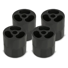 3" Tall x 3" Wide Body Lift Heightening Block Kit 3396 Black 4pcs