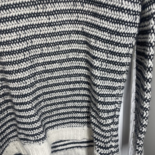 Country Road Women’s Jumper Wool Cotton Thick Jumper Black White Size Small - Picture 11 of 12