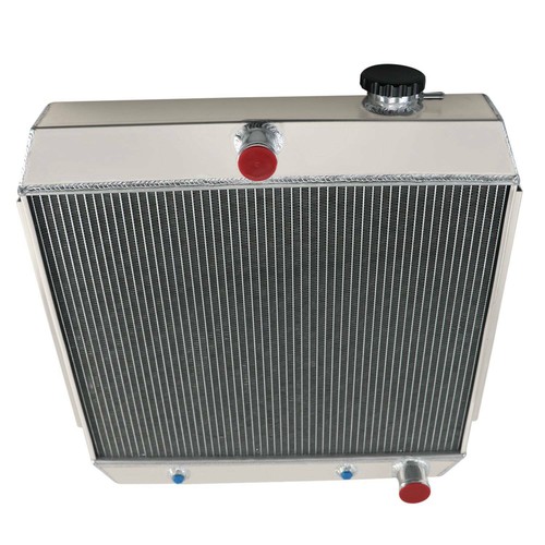 3 Rows Aluminum Radiator For 1955 1956 1957 Chevy Bel-Air Nomad Cars ...