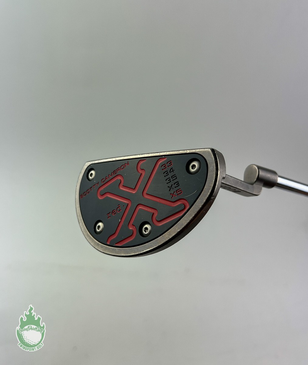 SCOTTY CAMERON Red-X5 パター 33インチ Scotty Cameron Red X5 Putter RH with Headcover 34