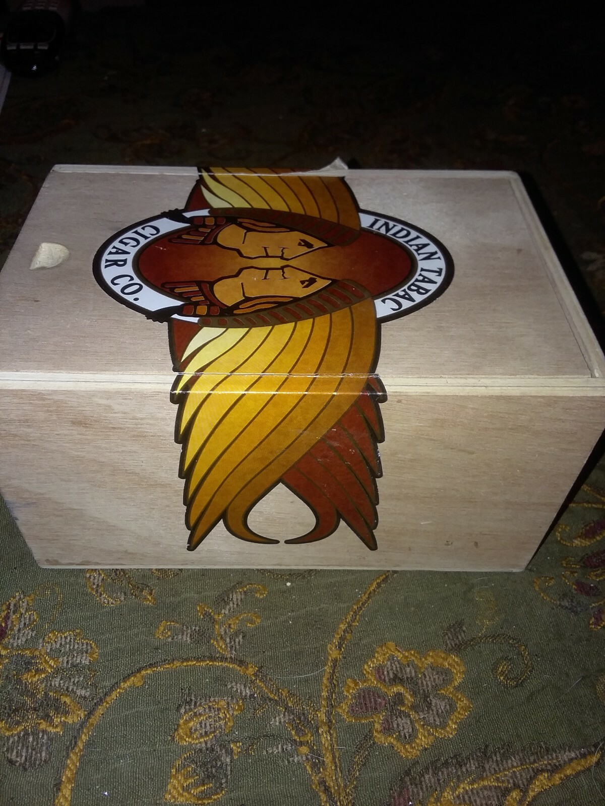 Vintage Cigar Box INDIAN TABAC CIGAR CO. eBay