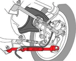 SPC 适用于 08-10 本田雅阁/09-10 Acura TSX/TL 后部可调节侧臂 — 第 2/2 张图片