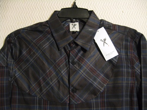 Marc Ecko Cut & Sew Liberty Oaks LS Woven Black Color Shirt Size: Small - Picture 2 of 12