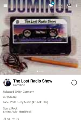 Dominoe ~ The Lost Radio Show CD 2018 Hi-Tech AOR Melodic Rock WestCoast RARE