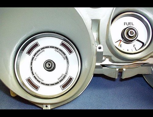 White Face Gauges for 1971-1973 Ford Mustang METRIC KPH KMH - Picture 4 of 4