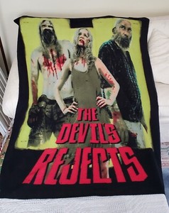NECA The Devil's Rejects Fleece Throw Blanket 2005 50" x 60" Rob Zombie Rare
