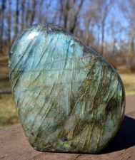 Labradorite Polished Free Form Stone Specimen Crystal ~ Madagascar