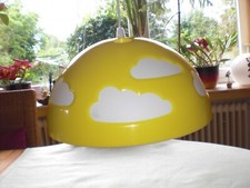 IKEA Skojig Deckenleuchte Hängelampe gelb weiß - Kinderzimmerlampe Wolken Lampe