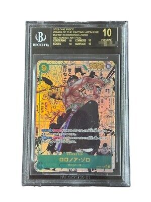 BGS 10 Black Label 2024 Roronoa Zoro Manga Art One Piece BGS 10 Black Label 2024 Roronoa Zoro Manga Art One Piece