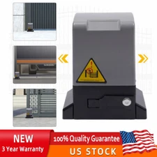 Heavy Duty 3968 LBS Electric Sliding Gate Opener Automatic Motor Kit W/ 2 Remote