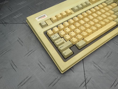 Compaq Mechanical Keyboard Beige Mainframe Collection RT101 XT/AT Connection - Picture 5 of 12