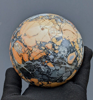 1.300 Grams L Scenic Picture Maligano Jasper Sphere 1MAY16