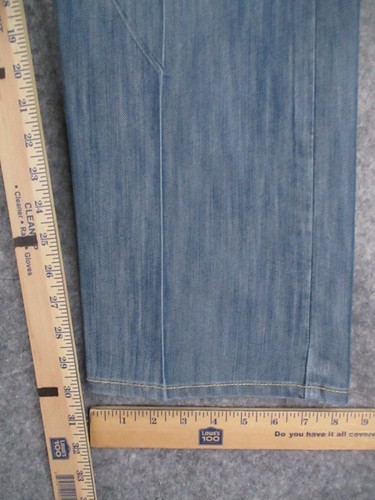 Levis 514 Jeans Mens 36x30 Blue Denim Straight Medium Wash Retro Western - Picture 15 of 16
