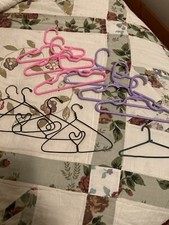 Doll Hangers Some Metal Set Of 11