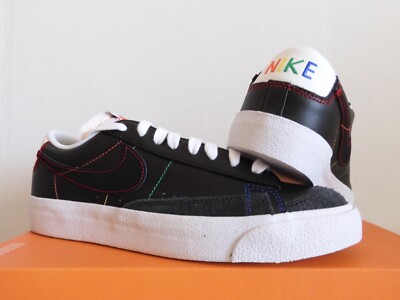 【美品】Nike Blazer Low 赤黒 スエード スニーカー WMNS NIKE BLAZER LOW '77 BLACK-BLACK-UNIVERSITY RED SZ 7