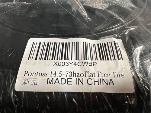 (QTY 2) Pontuss 14.5 Flat Free Tire replaces 4.8/4.00-8, 3.50/2.50-8, 4.00-6nhs - Picture 8 of 9