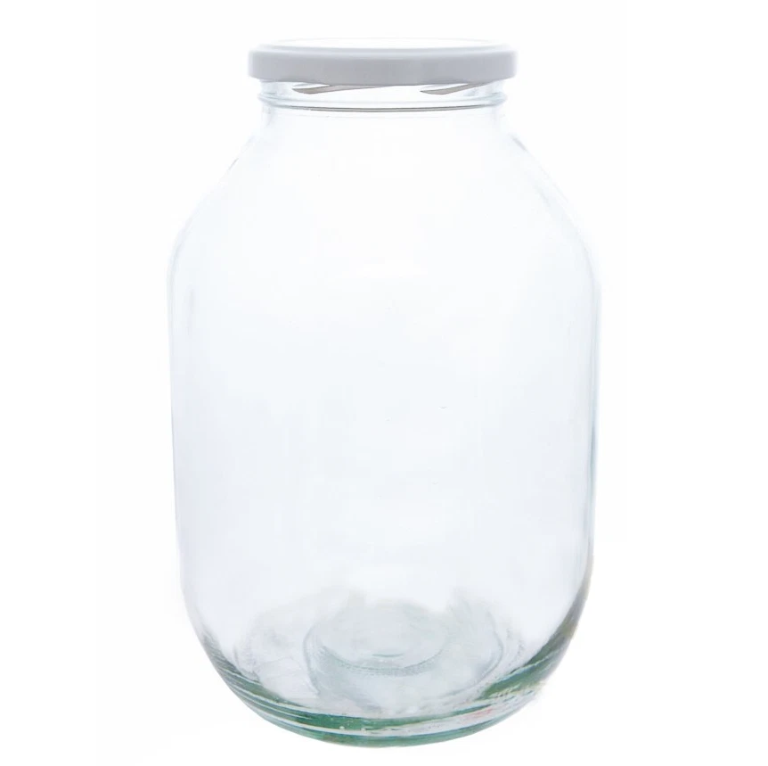 6 x Half Gallon Glass Pickling Jars 2372ml Fermenting Kombucha Sweets Sauerkraut