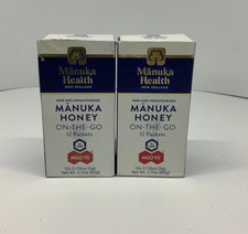 Two Boxes Manuka Honey On-The Go MGO 115 2.11 Oz By Manuka Health Exp 7/28