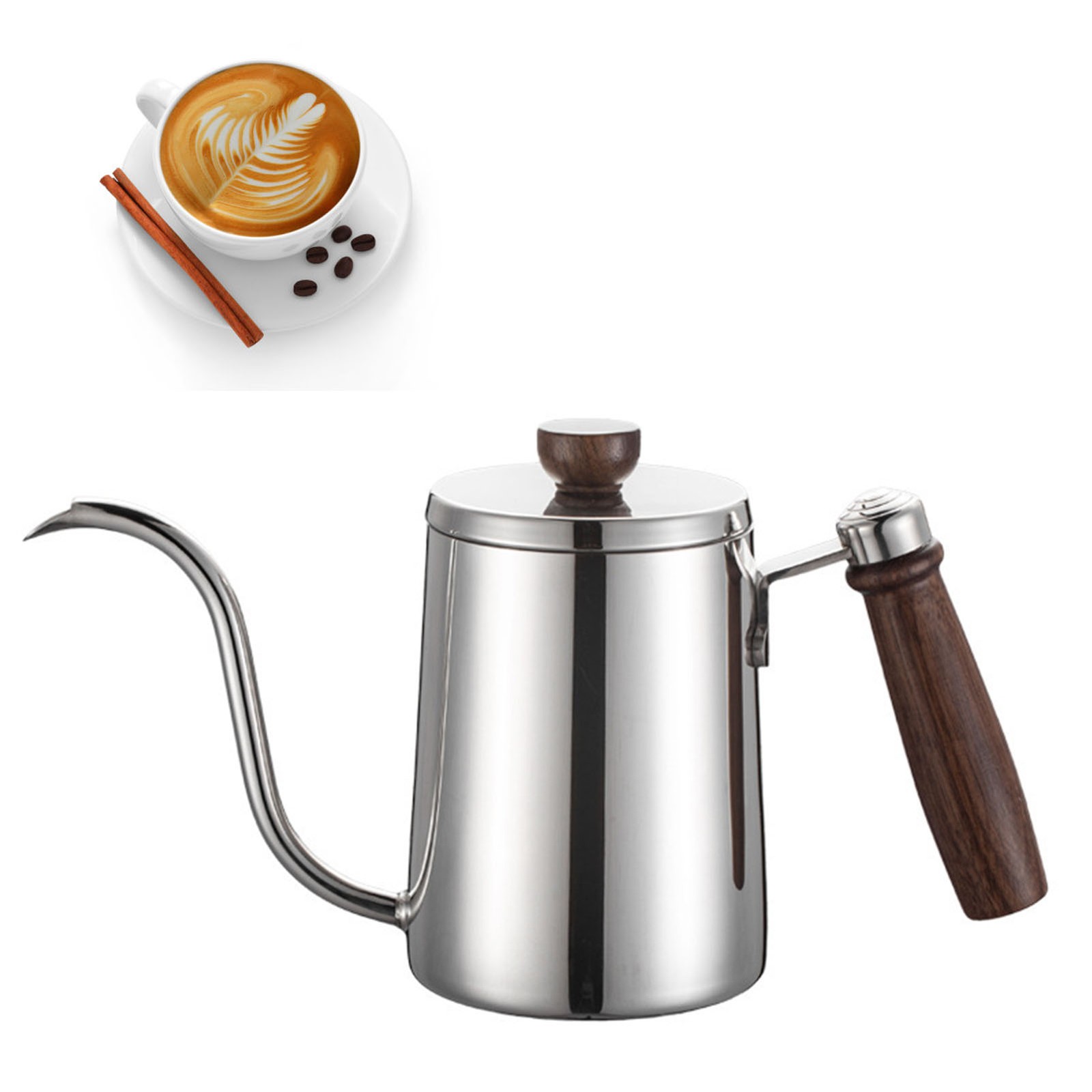 Hand Drip Coffee Kettle Gooseneck Stainless Steel Teapot For Home Use Excellent