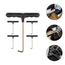 5 Pcs Ice Skate Lace Tightener Shoe Tightening Tools Hook for Laces