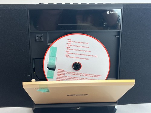 Jensen JBS-300CB Black AM/FM Stereo Wall Mountable Bluetooth CD Music System - Picture 9 of 12