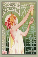 Absinthe Robette - Vintage Art Poster (Advertisement Poster) (Size: 24" x 36")