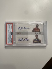 2012 National Treasures Anthony Davis/ Tristin Thompson 11v12 Signatures /49#63