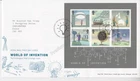 GB ROYAL MAIL FDC FIRST DAY COVER 2007 WORLD OF INVENTION STAMP SHEET MENAI
