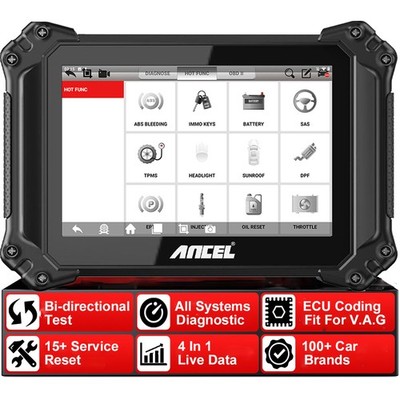 2026 ANCEL V6 KFZ OBD Diagnosegerät Auto OBD2 Scanner ALLE System ECU Coding