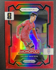 2026 Panini Monopoly Prizm FIFA World Cup Heung-Min Son Red No.83