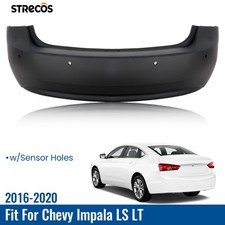For 2016 2017 2018 2019 2020 Chevy Impala Ls Lt Rear Bumper W Sensor Holes