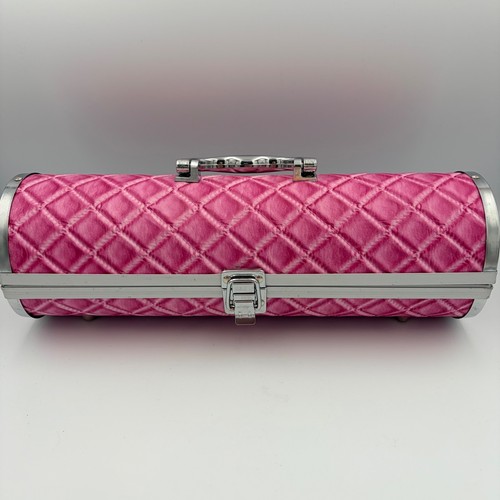 Pink Quilted Wine Purse
