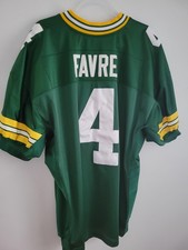 Vintage Reebok Green Bay Packers NFL Equipment Favre Jersey Sewn 4 Mens Sz 54