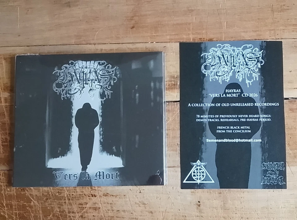 HAYRAS "Vers La Mort" Digipak Cd (S.A.B. 013) NEW !!! - Photo 3/3