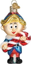 Old World Christmas Hermey The Elf Glass Blown Ornament for Tree,...