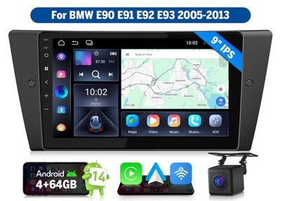 Eonon E90X7A 9'' TouchScreen Android 14 4+64 Car Stereo Radio GPS For BMW E90-E93