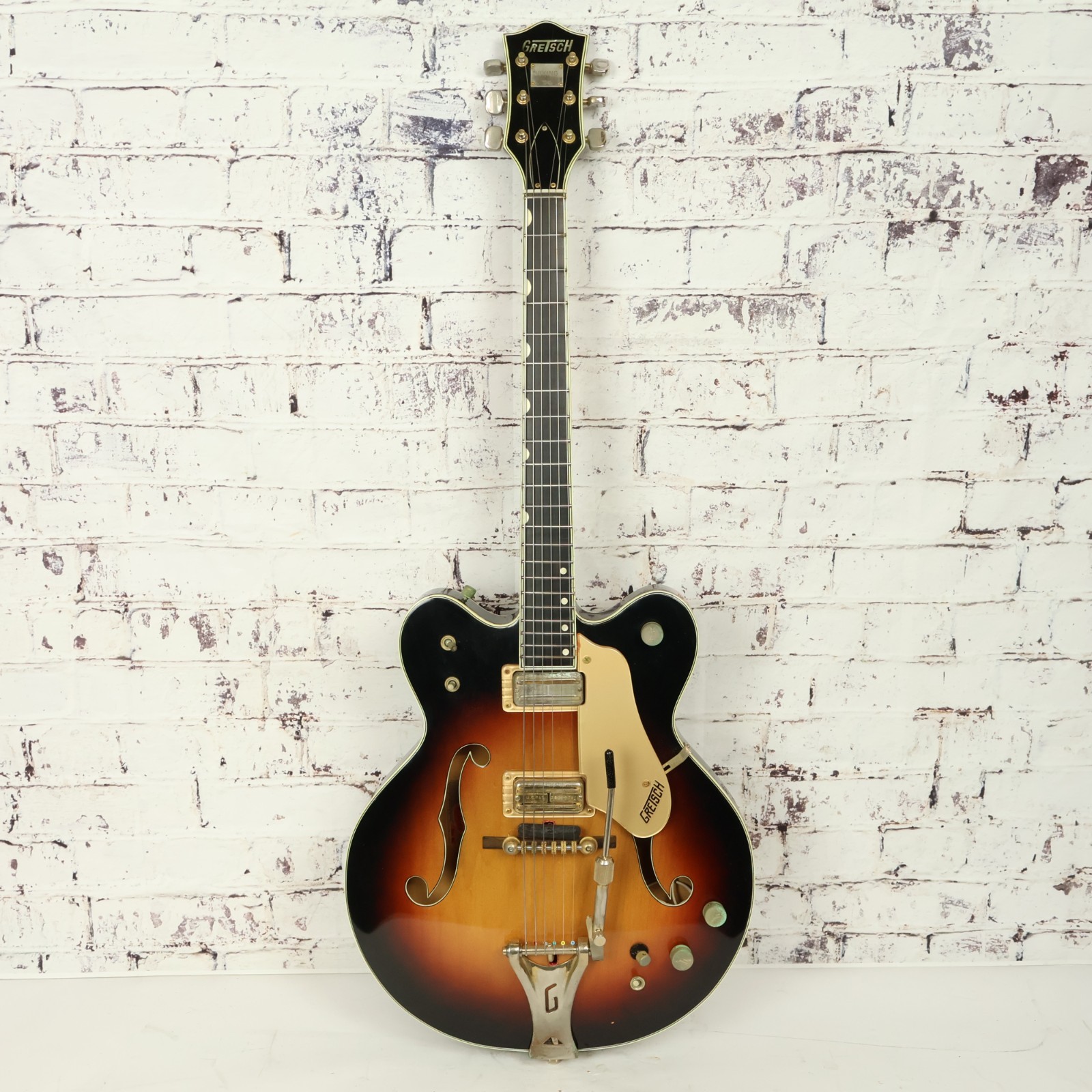 1964 Gretsch Viking Model 6187 Hollowbody Electric Guitar W /  OHSC & Case Candy