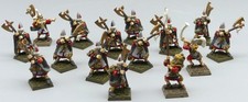 15x WARHAMMER HOCHELFEN HIGH ELF WHITE LIONS WEISSE LÖWEN OF CHRACE METALL