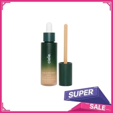 ciele tint & PROTECT medium coverage serum foundation with SPF 50+, Tan - tan