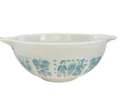 Pyrex Amish Butterprint 443 Bowl Turquoise 2.5QT