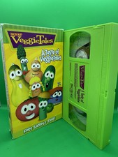 VERY RARE A Taste Of VeggieTales VHS, 2000 Sample VHS Tape - Tested