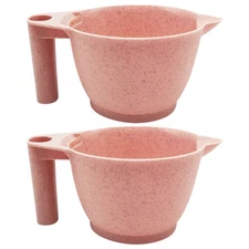 2pcs Hair Dye Mixing Bowl Portable Tint Bowl Color for Hair Salon tint bowl