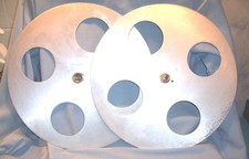 35MM 2,000' 15" J  R FILM CO Motion Picture Movie Projector Take Up SPLIT Reel