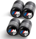 Tire Valve Stem Caps for BMW M M1 M2 M3 Series Metal Car Wheel Air Black-05