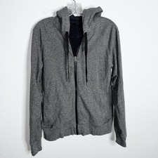 Lululemon Hoodie Jacket Women Size 8 Sweater Full Zip Space Gray Heathered C4