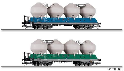 Tillig TT 01119 Güterwagenset der Raj-Wagon Trenčin spol. s.r.o., Ep. III | Zustand: Neu