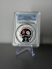 2022 Solomon Islands 1/2 Dollar Coin Qatar FIFA World Cup PCGS MS69 Top Pop 1/0