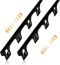 Stove Gap Covers Stainless Steel for Kitchen Oven Gap Between Stovetop Black