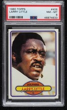 1980 Topps Larry Little #406 PSA 8 HOF 0e1c