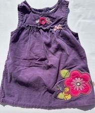 Vintage Y2K Disney Baby Winnie the Pooh Corduroy Dress Embroidered Applique 3-6m